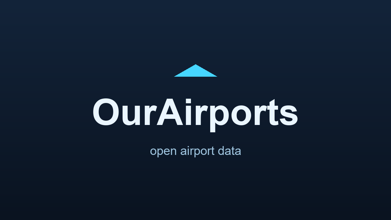 OurAirports open airport data
